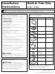 GE JEM31WF - Spacemaker II Microwave Oven Installation Instructions