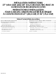 KitchenAid KBHS109SSS - 30 in. 1.4 cu. Ft. Microwave Oven Installation Instructions Manual