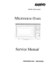 Sanyo EM-Z2100GS - 8 Cubic Foot Microwave Service Manual