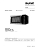 Sanyo EMS5595S - Microwave 0.9 Cubic Feet Service Manual