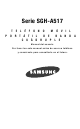 Samsung A517 - SGH Cell Phone Manual Del Usuario