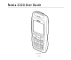 Nokia 3220 - Cell Phone - GSM User Manual