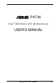 Asus 850E - P4 ATX 533MHzFSB USB2 LAN User Manual