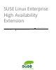 NOVELL SUSE LINUX ENTERPRISE 11 HIGH AVAILABILITY Extension Manual