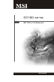 MSI G31M3-F - Motherboard - Micro ATX User Manual