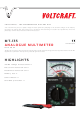 VOLTCRAFT MT-135 Datasheet