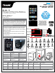 DreamGEAR 2-IN-1 CHARGER AND BACK UP BATTERY Datasheet