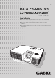 Casio XJ-H2600 User Manual