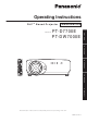 Panasonic PT-DW7000E-K Operating Instructions Manual