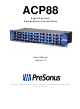 PRESONUS ACP 88 - V 1.2 User Manual