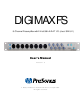 PRESONUS DigiMax FS User Manual