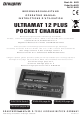 GRAUPNER ULTRAMAT 12 PLUS POCKET CHARGER Operating Manual
