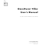 NUANCE OMNIFORM FILLER 3 User Manual