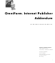 NUANCE OMNIFORM INTERNET PUBLISHER ADDENDUM Manual