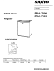 Sanyo SRA-1780 - Commercial Solutions Freezerless Compact Refrigerator Parts List