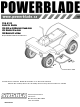 SWISHER PowerBlade PBA-6510 Assembly Instructions