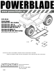 SWISHER PowerBlade PBP-3550 Assembly Instructions