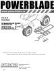 SWISHER PowerBlade PBP-3570 Assembly Instructions