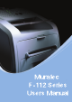 MURATEC F-112P User Manual