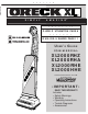 Oreck XL2000RH User Manual