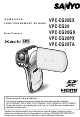 Sanyo VPC-CG20 - Full HD 1080 Video Manuel Du Propriétaire