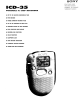 Sony ICD-35 - Ic Recorder Specifications