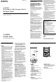 Sony PCWA-A220 - Wireless Lan Access Point Read This First