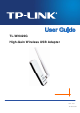 TP-Link TL-WN422G - 54Mbps High Gain Wireless USB Adapter User Manual