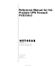 Netgear FVS318 - ProSafe VPN Firewall Router Reference Manual