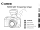 Canon Speedlite Transmitter ST-E2 Instructions Manual