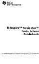 Texas Instruments TINSPIRE Manual Book