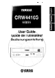 Yamaha CRW4416S - CRW - CD-RW Drive User Manual
