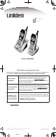 Uniden DXI8560-2 - DXI Cordless Phone Manual D'utilisation