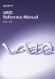Sony PCV-J120 - Vaio Desktop Computer Reference Manual