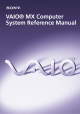 Sony PCV-MXS20 - Vaio Desktop Computer System Reference Manual
