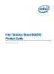 INTEL BLKDG45ID - MB 1333FSB DDR2 800 Aud Lan RAID SATA uATX Product Manual