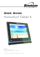 BINATONE HOMESURF TABLET 8 Manual