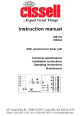 CISSELL CHHW50-WE176-234 Instruction Manual