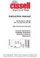 CISSELL CHMW35-WE55-165 Instruction Manual