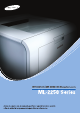 Samsung 2252W - Printer - B/W Manual Del Usuario