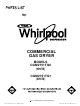 Whirlpool CGM2751TQ - COMM GAS DRYR 3CYC 3TEMP 3LITE Parts List