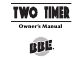 BBE TWO TIMER Owner's Manual