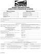 Estate ETW4100SQ - Estate - 2.5 Cu. Ft. Capacity Washer User Instructions