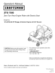 Craftsman 28790 - 26 HP 50 in. Zero Turn Tractor Mower Operator's Manual