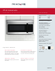 Frigidaire FFMV162L W Product Specifications