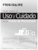 Frigidaire FGMV173KQ - Gallery Series Microwave Uso Y Cuidado