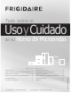 Frigidaire FGMV185KB - Gallery 1.8 cu. Ft. Microwave Uso Y Cuidado