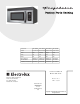 Frigidaire FMV156DS - 1.5 Cu. Ft. Microwave Oven Factory Parts Catalog