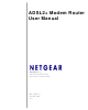 Netgear DM111P - ADSL2+ Ethernet Modem User Manual