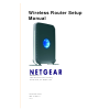 Netgear WNDR3300v1 - RangeMax Dual Band Wireless-N Router Setup Manual